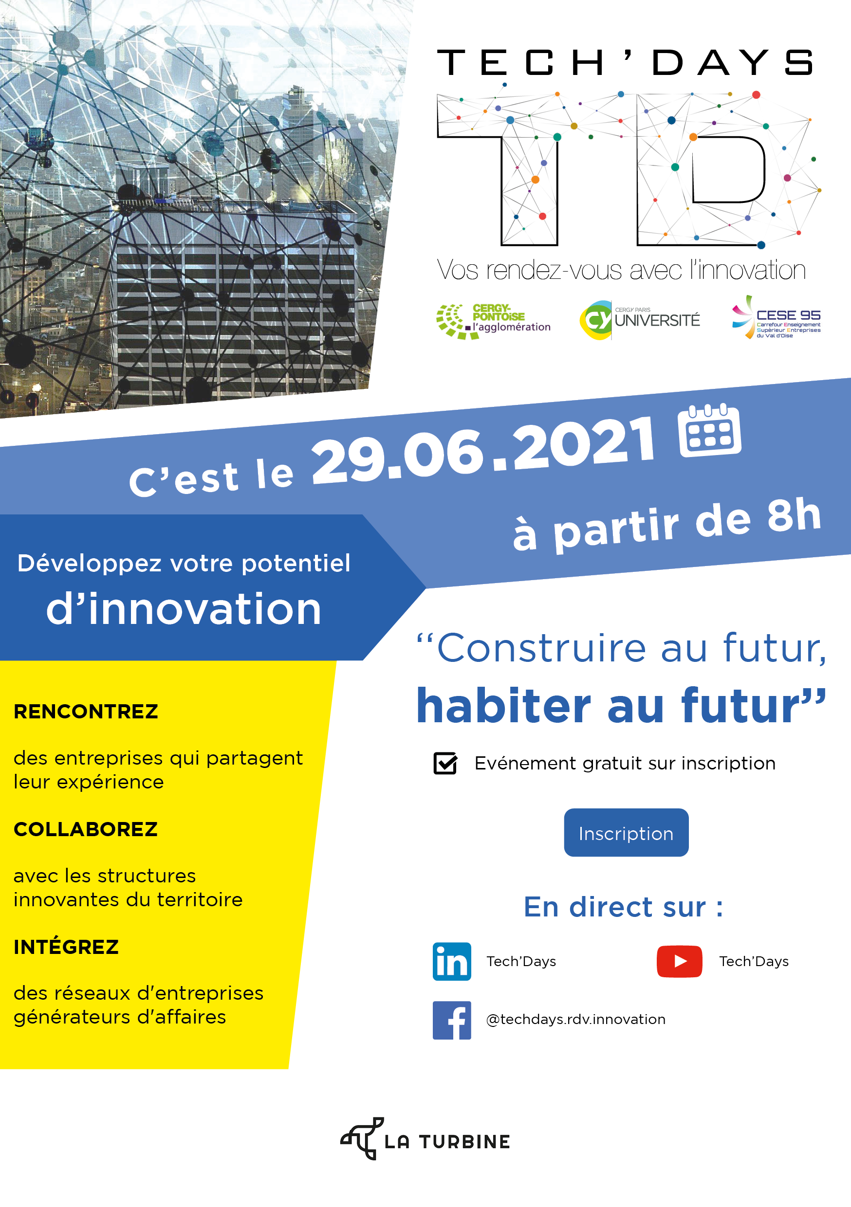 Visuel Tech'Days - Construire au futur, habiter au futur