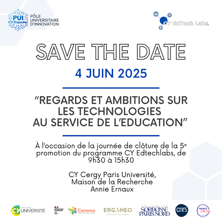 Clôture de la 5ᵉ promotion CY Edtechlabs